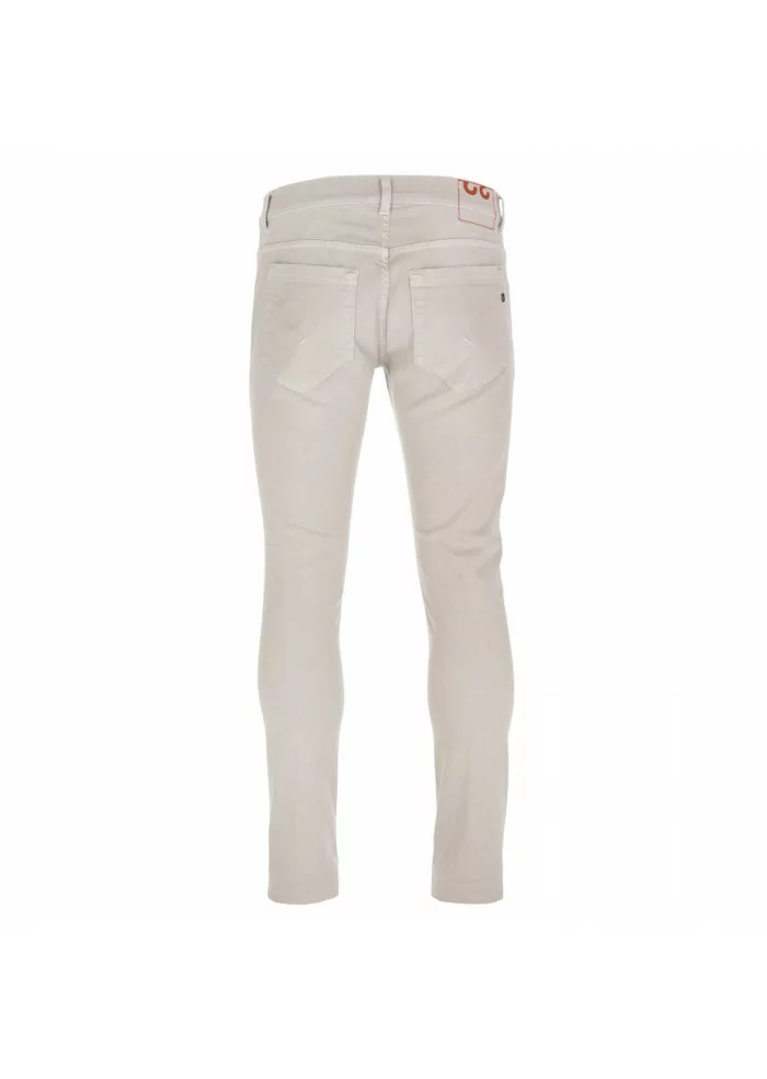 DONDUP | JEANS GEORGE SKINNY STRETCH BEIGE Spedizione Gratuita