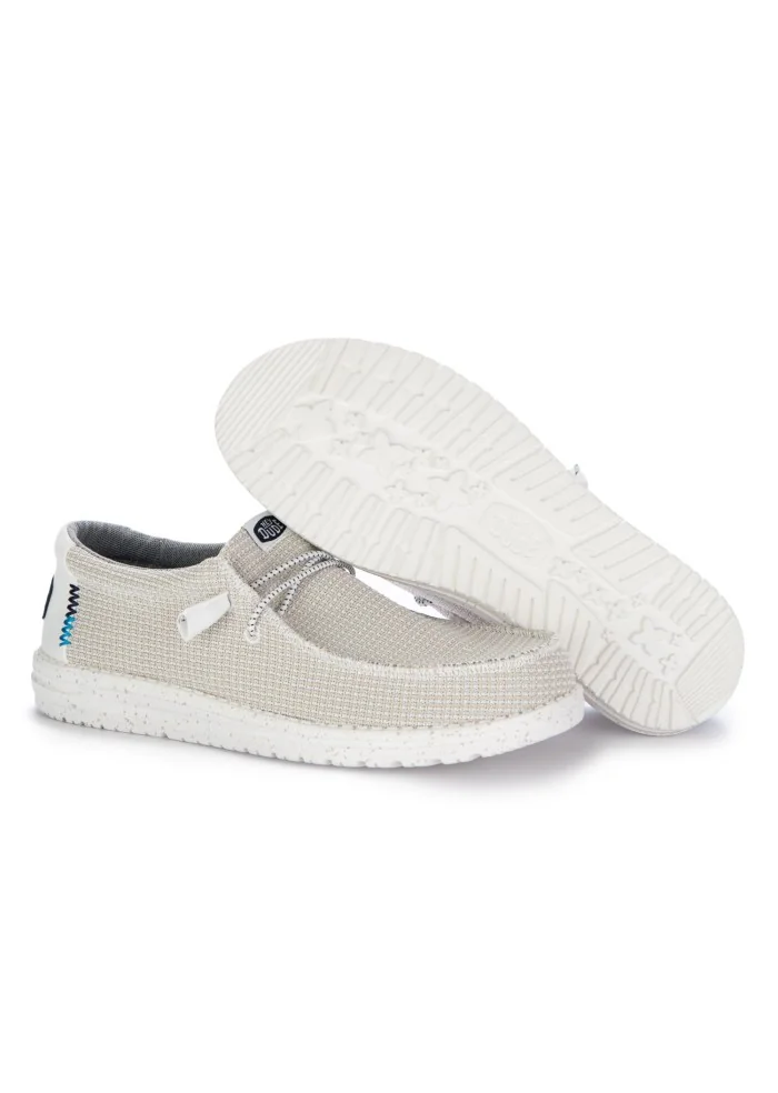 HEY DUDE | SCARPE BASSE WALLY SPORT MESH BIANCO Qualità Garantita