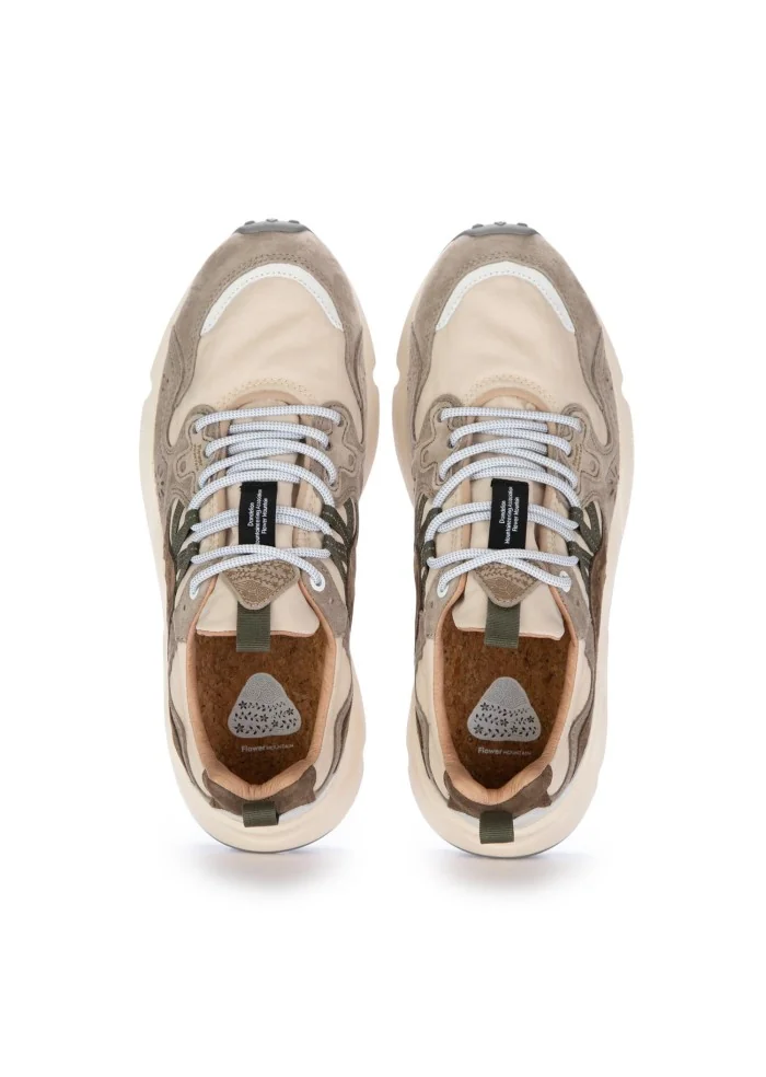 FLOWER MOUNTAIN | SNEAKERS YAMANO 3 BEIGE MARRONE Negozi Online