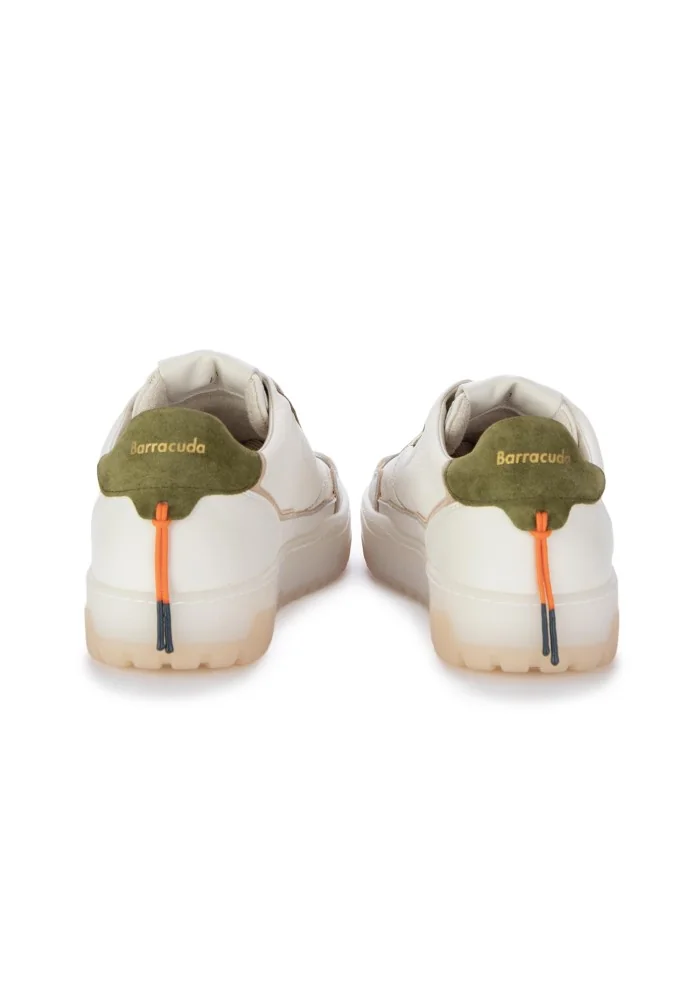 BARRACUDA | SNEAKERS EARVING BIANCO BEIGE VERDE Acquista Ora