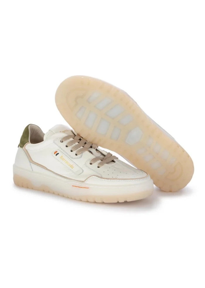 BARRACUDA | SNEAKERS EARVING BIANCO BEIGE VERDE Acquista Ora