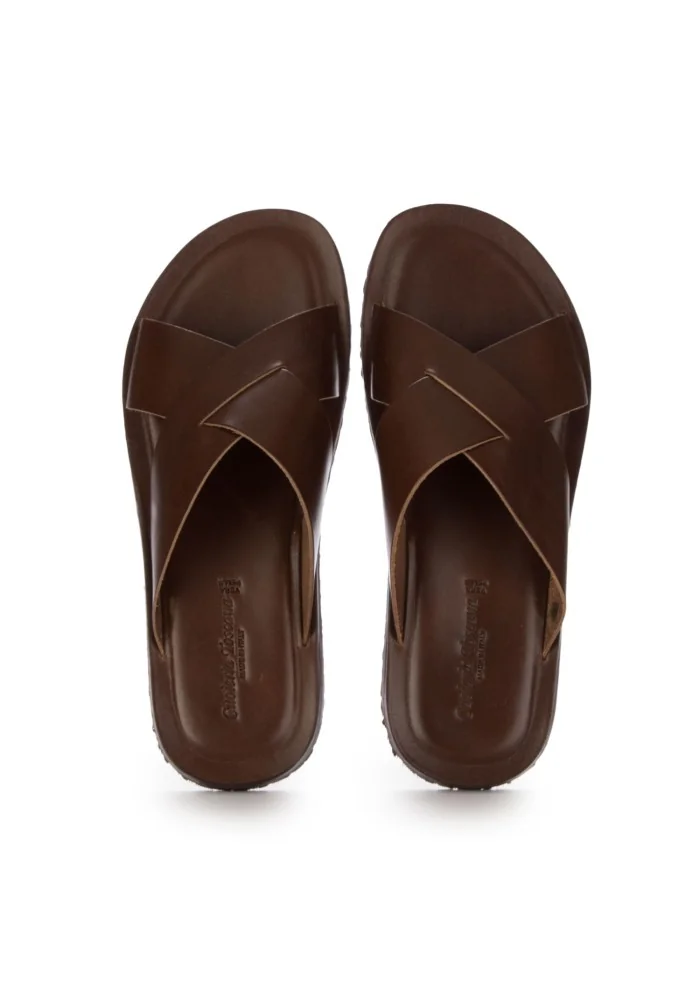 CUOIERIA TOSCANA | SANDALI DIVE COGNAC MARRONE Hotsell