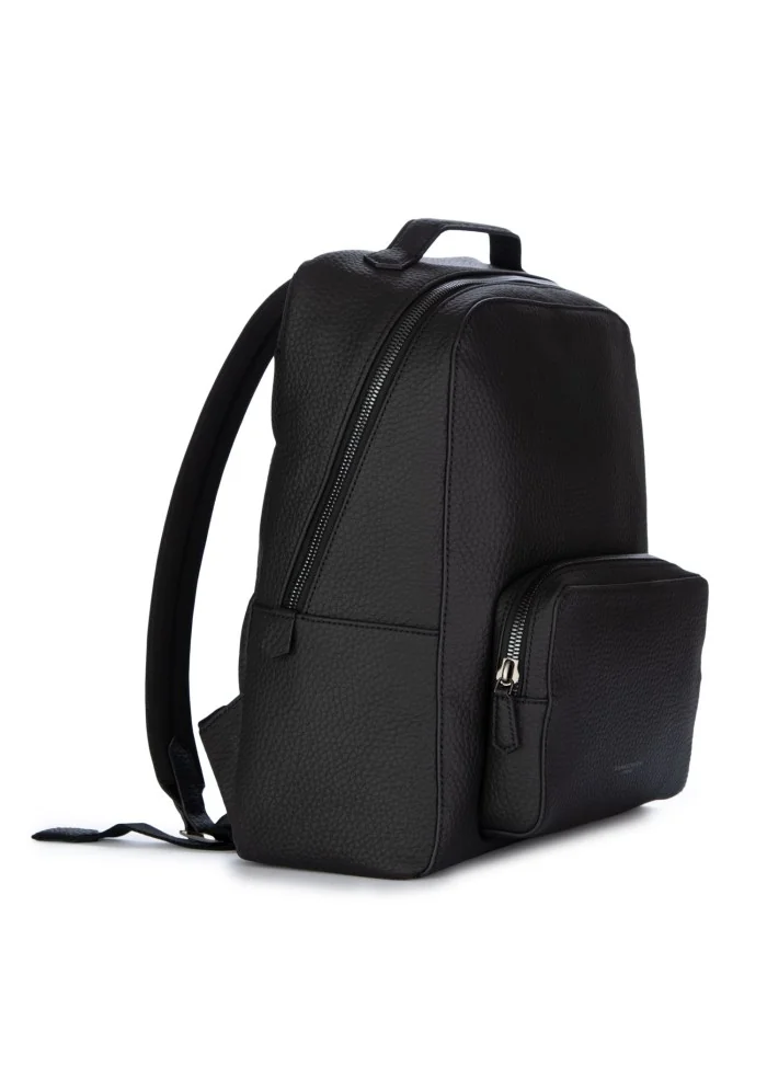 GIANNI CHIARINI | ZAINO PELLE MARTELLATA NERO Vendita Calda