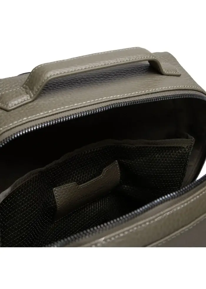 GIANNI CHIARINI | ZAINO PELLE MARTELLATA VERDE MILITARE Saldi Di Fabbrica