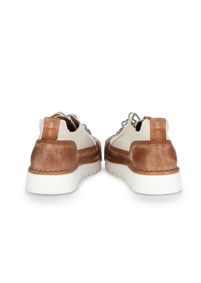 BNG REAL SHOES | SNEAKERS LA NOCCIOLA BIANCO MARRONE Nuova