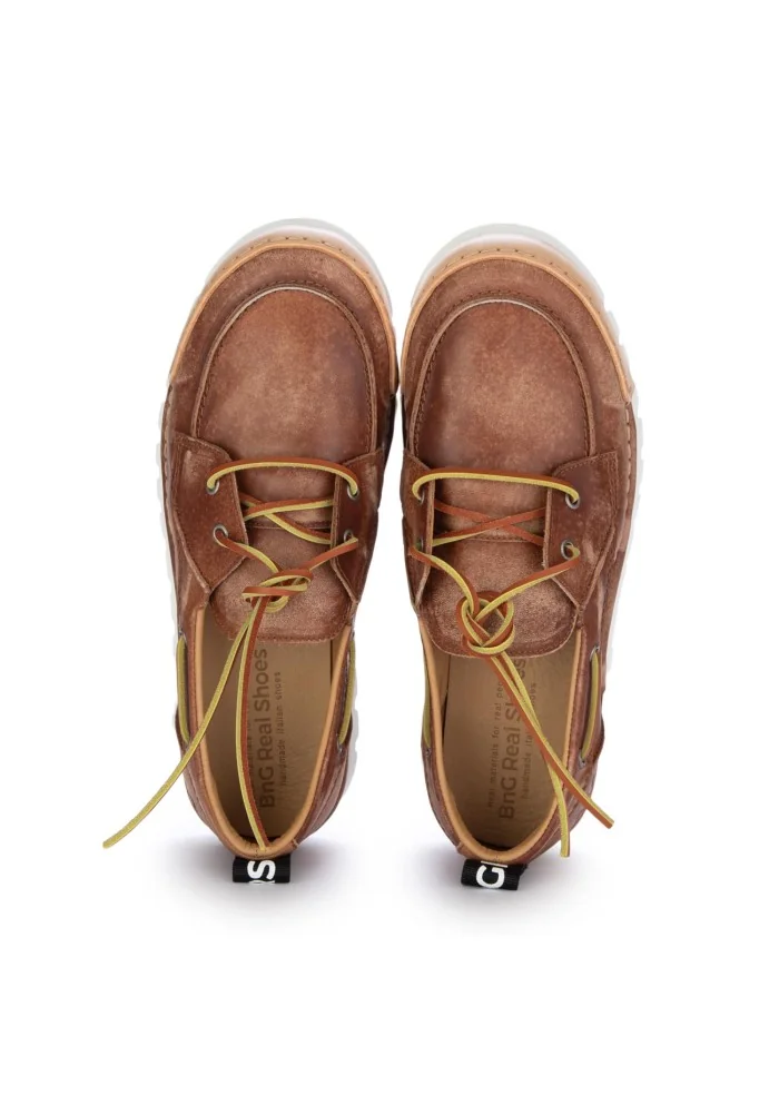 BNG REAL SHOES | SCARPE BASSE LA NAUTICA MARRONE 2025