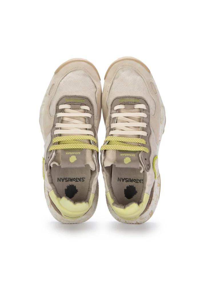 SATORISAN | SNEAKERS CHACRONA BIANCO BEIGE Nuovo