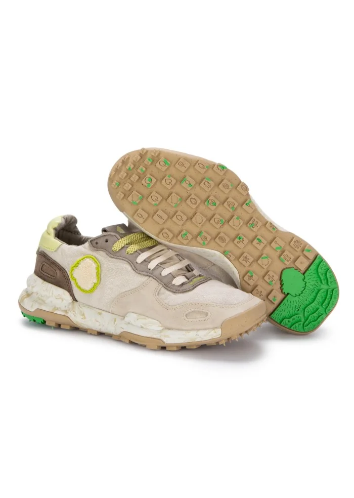 SATORISAN | SNEAKERS CHACRONA BIANCO BEIGE Nuovo