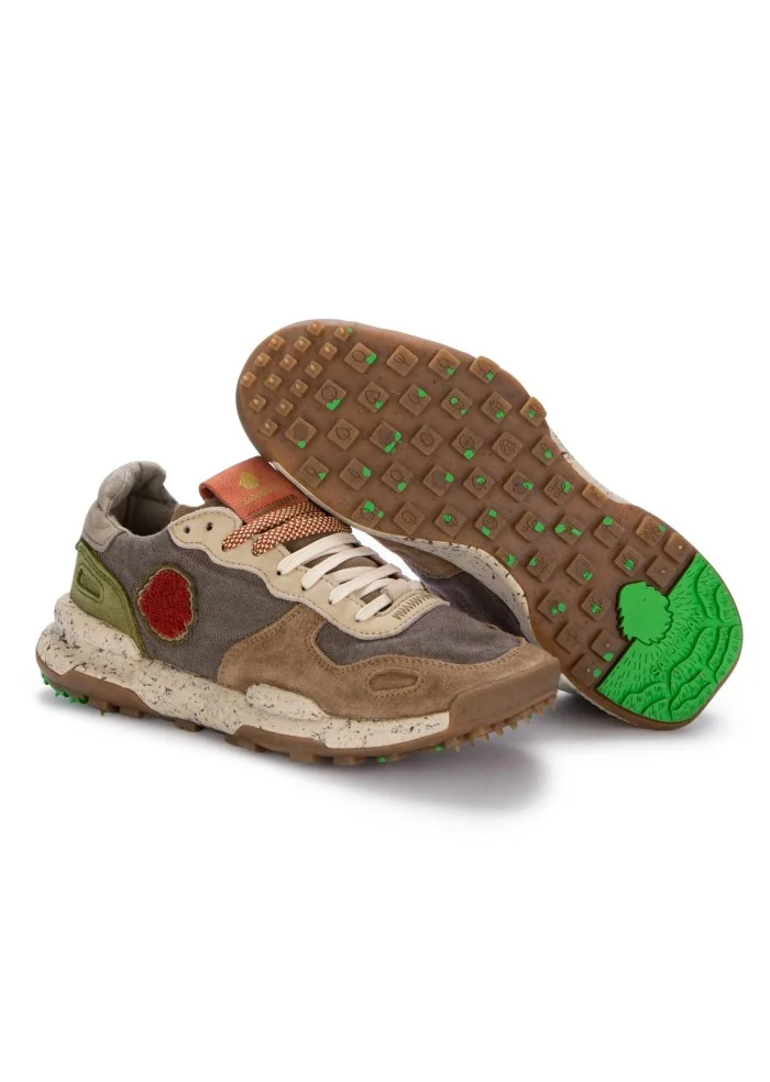 SATORISAN | SNEAKERS CHACRONA MARRONE Qualità