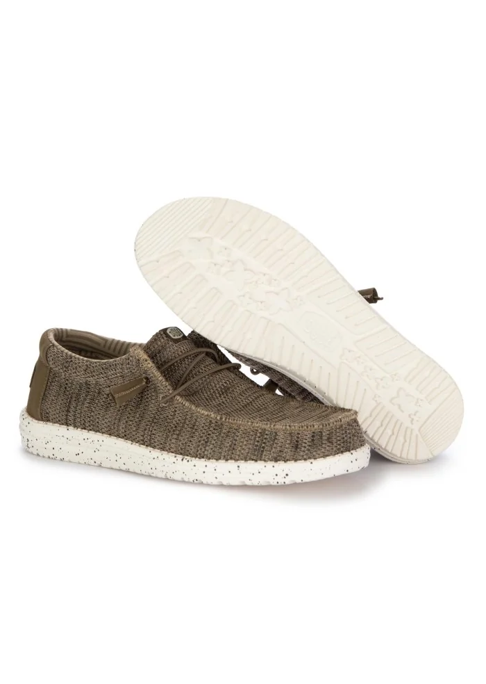 HEY DUDE | SCARPE BASSE WALLY SOX MARRONE Pezzi Unici