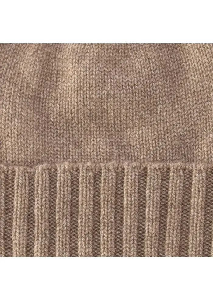 BERRETTO UNISEX "CUPOLA RASATA" RIVIERA | 100% CACHEMIRE MARRONE Acquista Ora