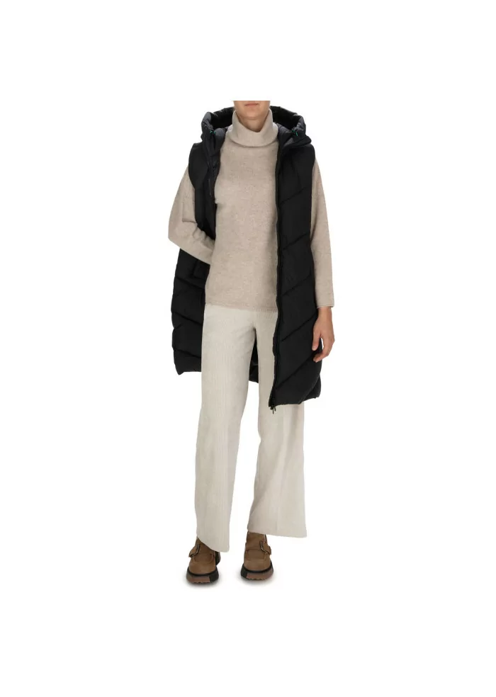 SAVE THE DUCK | GILET PIUMINO RECY17 JUDEE NERO Consegna Veloce
