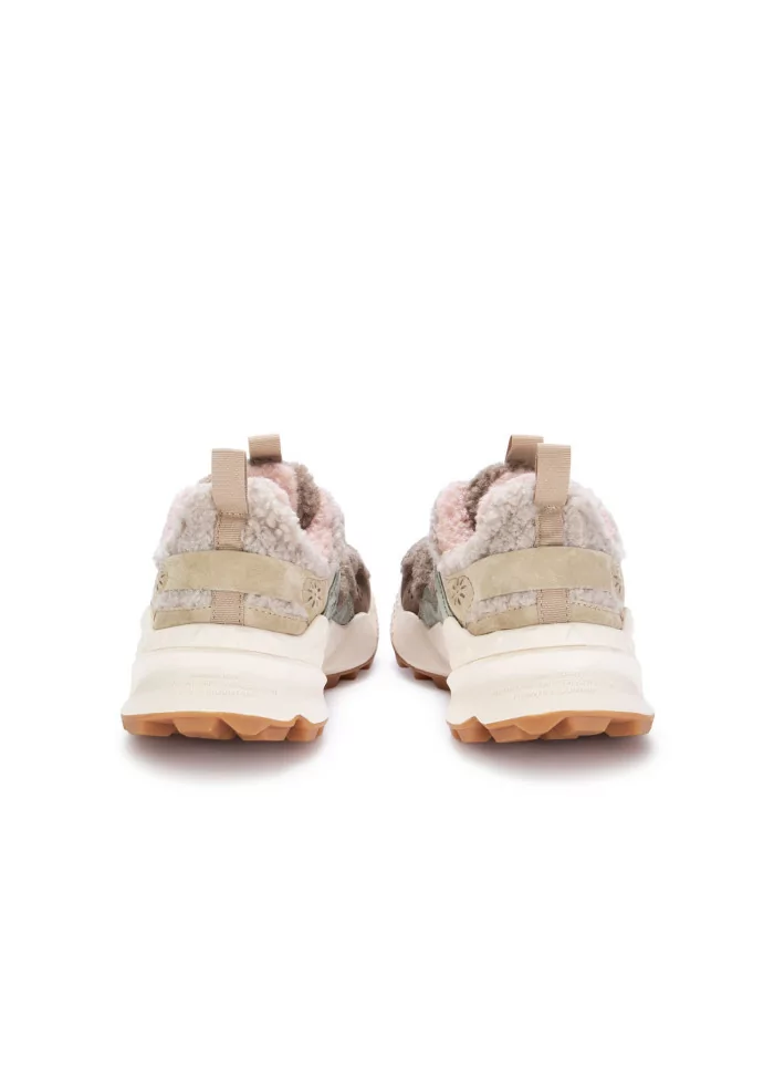 FLOWER MOUNTAIN | SNEAKERS KOTETSU TEDDY MARRONE ROSA Novità