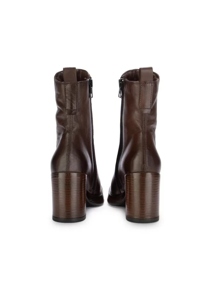 MJUS | STIVALETTI CON TACCO PELLE MARRONE CIOCCOLATO Outlet