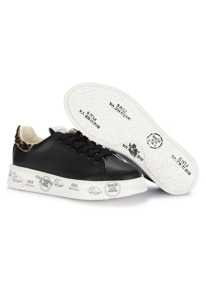 PREMIATA | SNEAKERS BELLE PELLE NERO MACULATO I Più Venduti