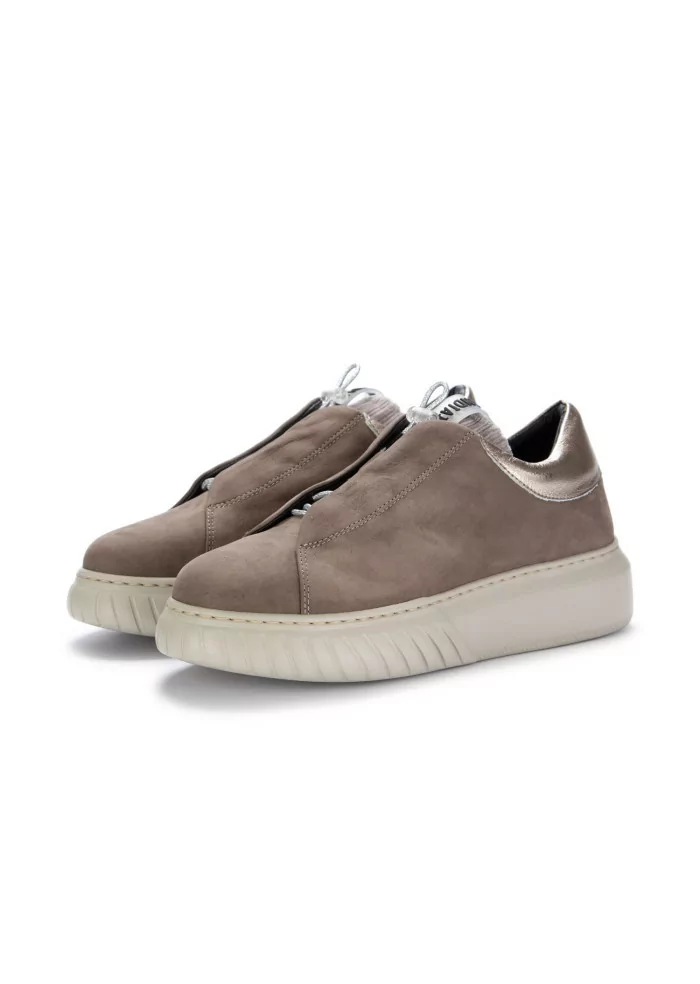 ANDIA FORA | SNEAKERS LIBI PY PELLE NABUK GRIGIO SMOG Nuova