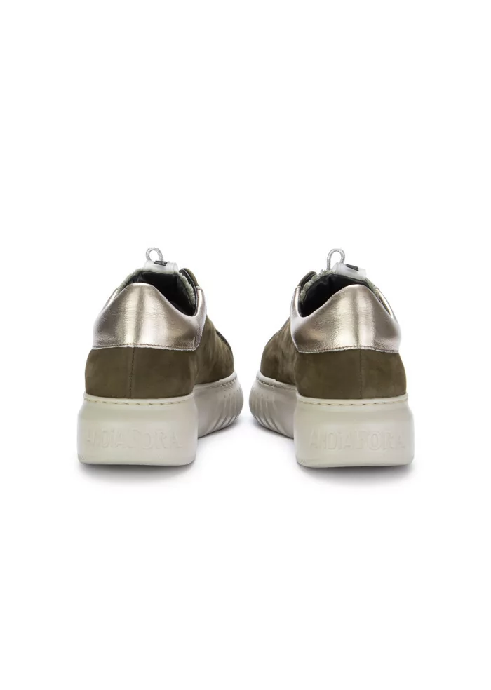 ANDIA FORA | SNEAKERS LIBI PY PELLE NABUK VERDE MILITARE Pezzi Unici