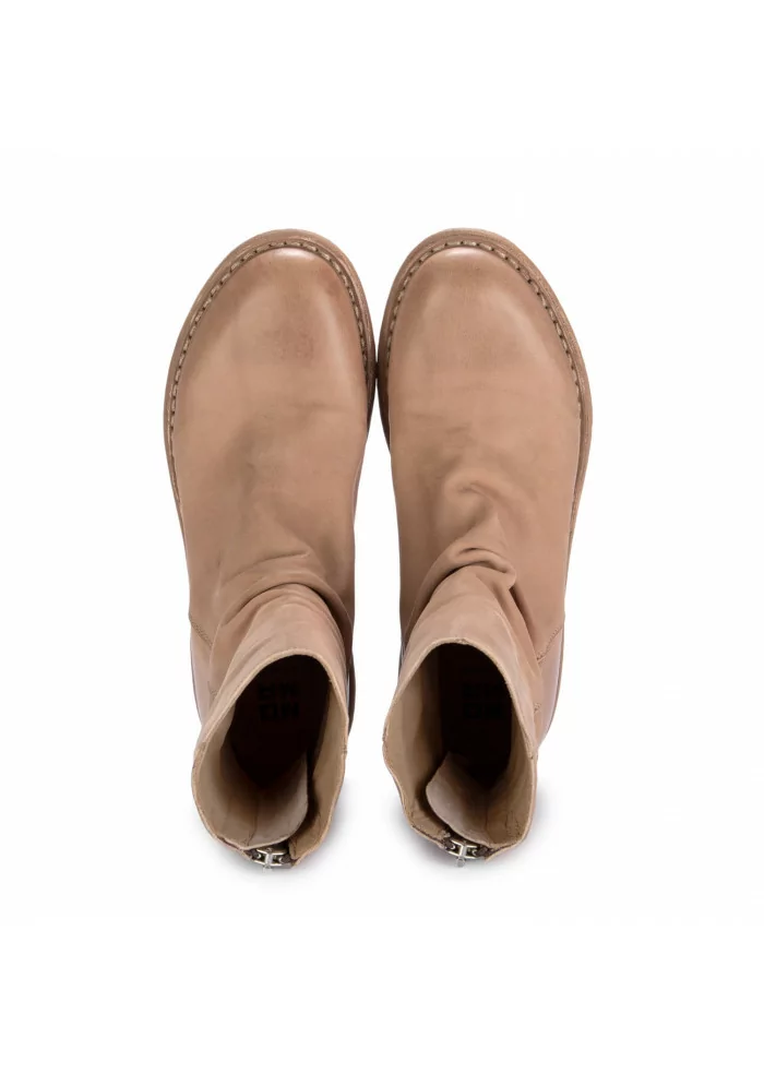 MOMA | STIVALI TRONCHETTO BANDOLERO MARRONE TAUPE Fino Al -60%