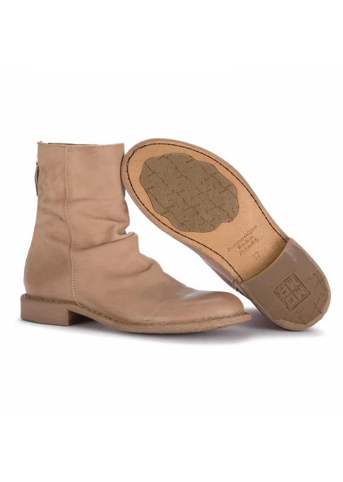 MOMA | STIVALI TRONCHETTO BANDOLERO MARRONE TAUPE Fino Al -60%