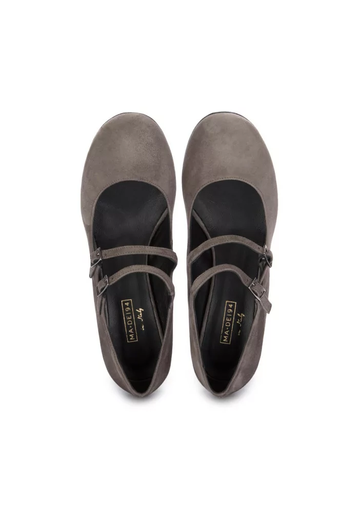 MA+DE 94 | SCARPE TACCO CAMOSCIO GRIGIO 2025