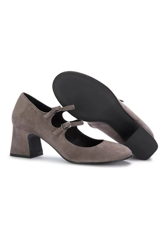 MA+DE 94 | SCARPE TACCO CAMOSCIO GRIGIO 2025