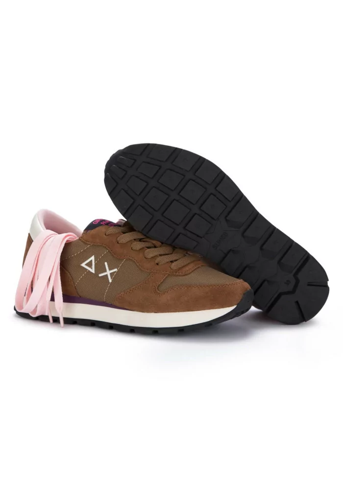 SUN68 | SNEAKERS ALLY SOLID NYLON MARRONE Italy