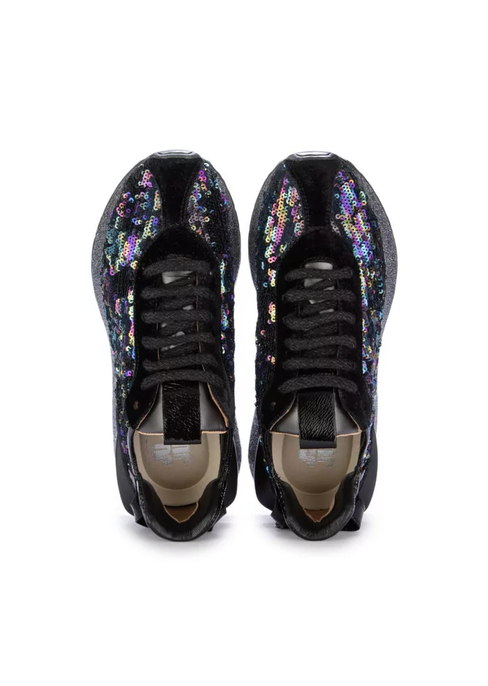 JUICE | SNEAKERS PAILLETTES VELLUTO MULTICOLORE In Linea