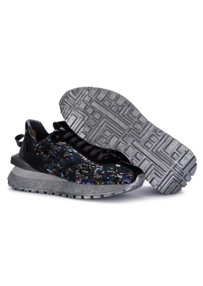 JUICE | SNEAKERS PAILLETTES VELLUTO MULTICOLORE In Linea