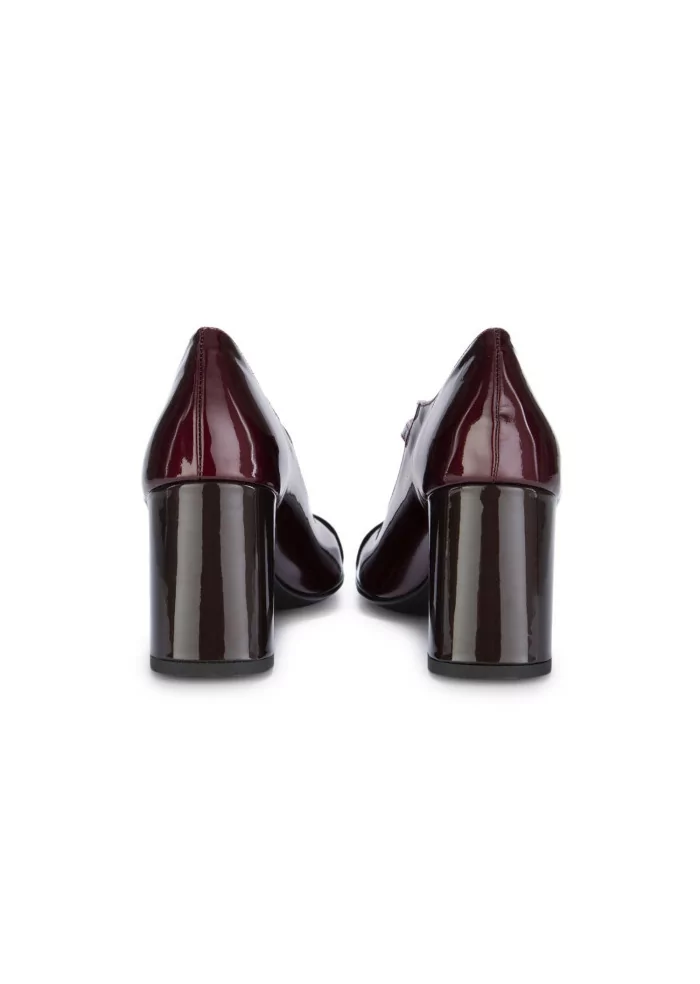 IL BORGO FIRENZE | SCARPE CON TACCO MARRONE BORDEAUX Nuovo