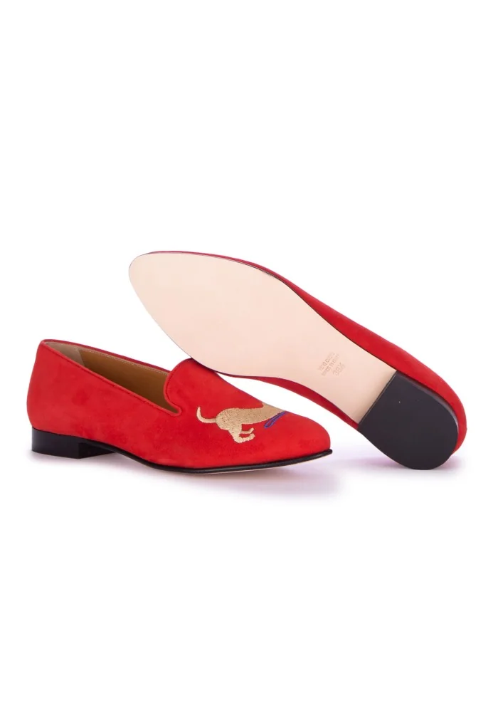 ROMA | BALLERINE GATTO GOMITOLO ROSSO Offerta speciale