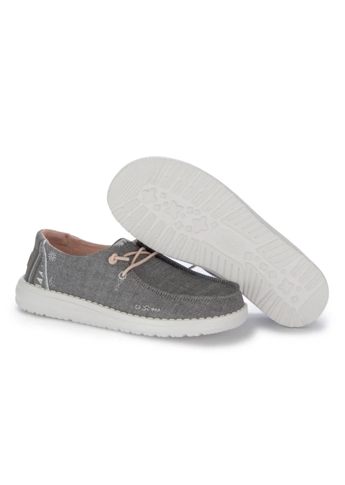 HEY DUDE | SCARPE BASSE WENDY BOHO GRIGIO Offerta esclusiva