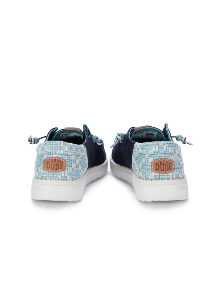 HEY DUDE | SCARPE BASSE WENDY FUNK JACQUARD BLU Black Friday