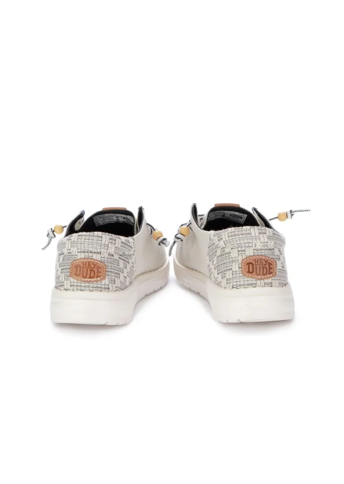 HEY DUDE | SCARPE BASSE WENDY FUNK JACQUARD BIANCO Cyber Monday