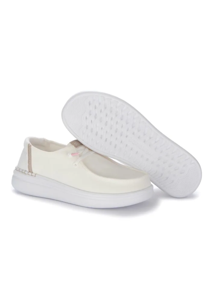 HEY DUDE | SCARPE BASSE WENDY RISE BIANCO Offerta Pasqua