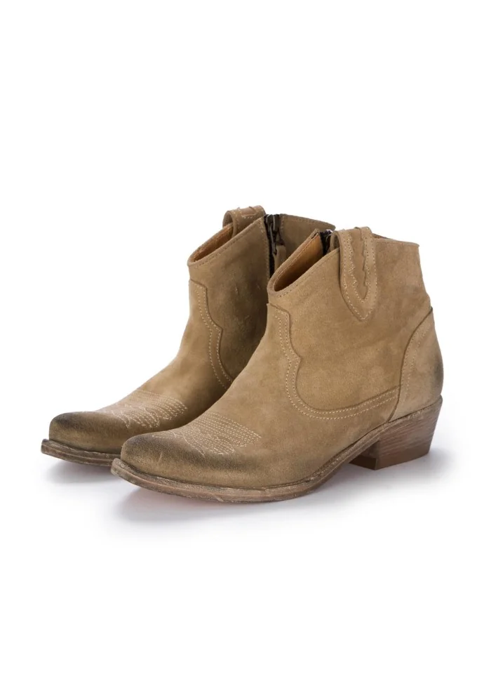 KEEP | STIVALETTI TEXANI CAMOSCIO DESERT BEIGE