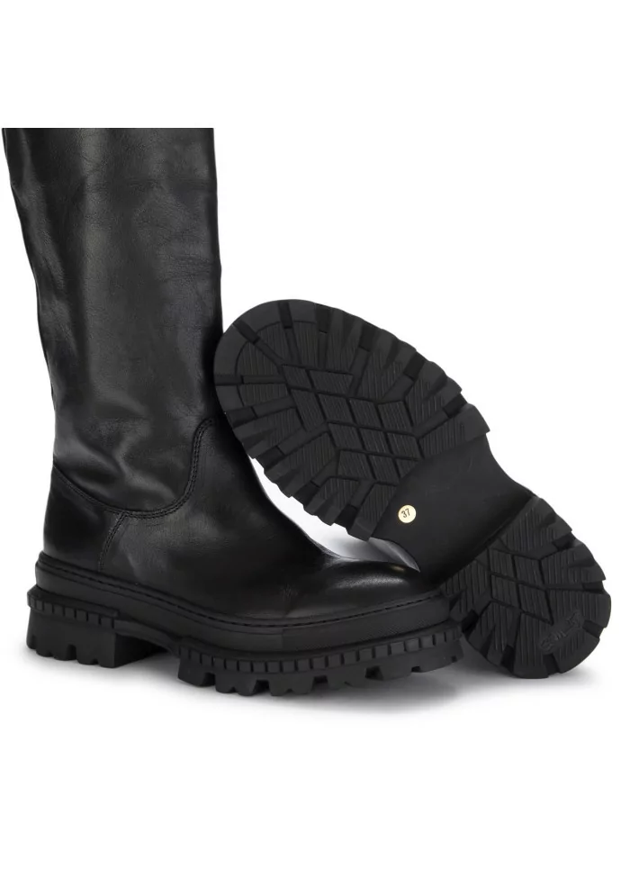 PAWELK'S | STIVALI CALIF PELLE NERO Online Outlet