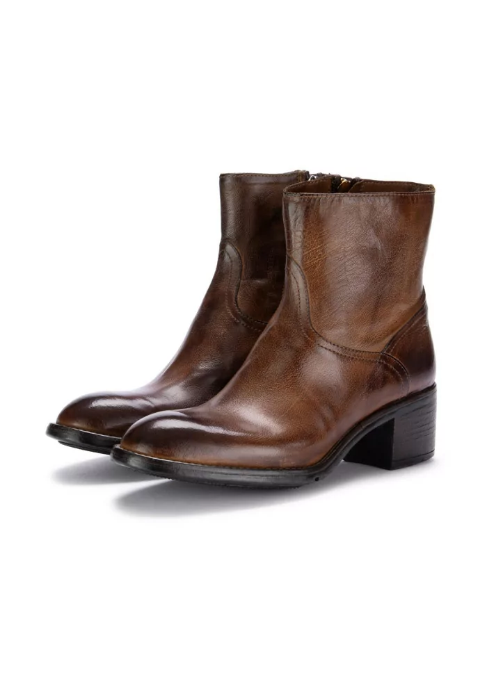LEMARGO | STIVALETTI RANCH PELLE MARRONE