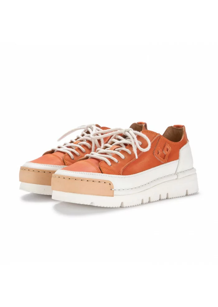 BNG REAL SHOES | SNEAKERS "L'ARANCINA" ARANCIONE BIANCO