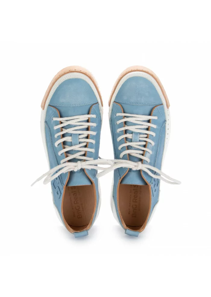 BNG REAL SHOES | SNEAKERS "LA NUVOLA" AZZURRO BIANCO Grandi sconti