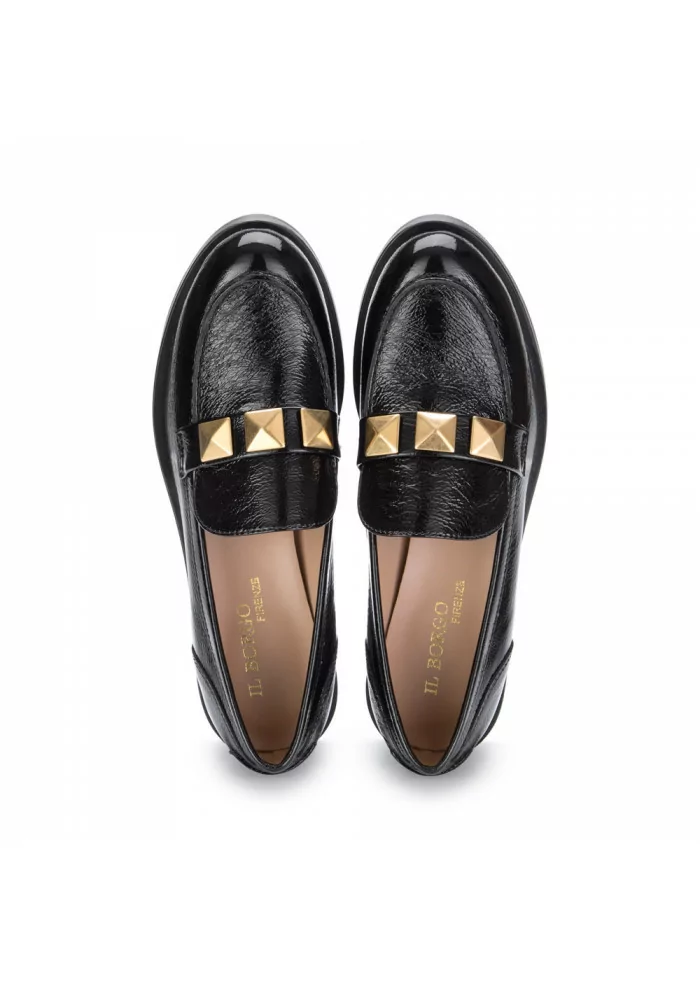 IL BORGO FIRENZE | SCARPE BASSE VERNICE FINISH NERO Offerte giornaliere