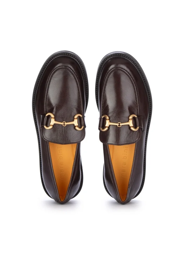 MARA BINI | MOCASSINI FRIDA SETA MARRONE Super Saving Price