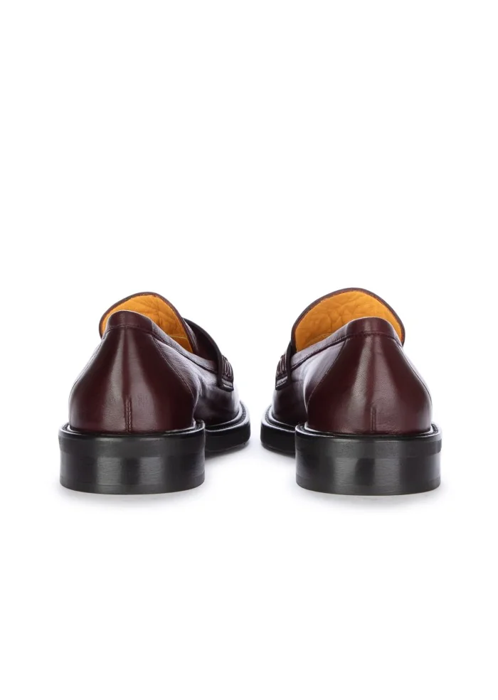 MARA BINI | MOCASSINI FRIDA SETA BORDEAUX Ritorno libero