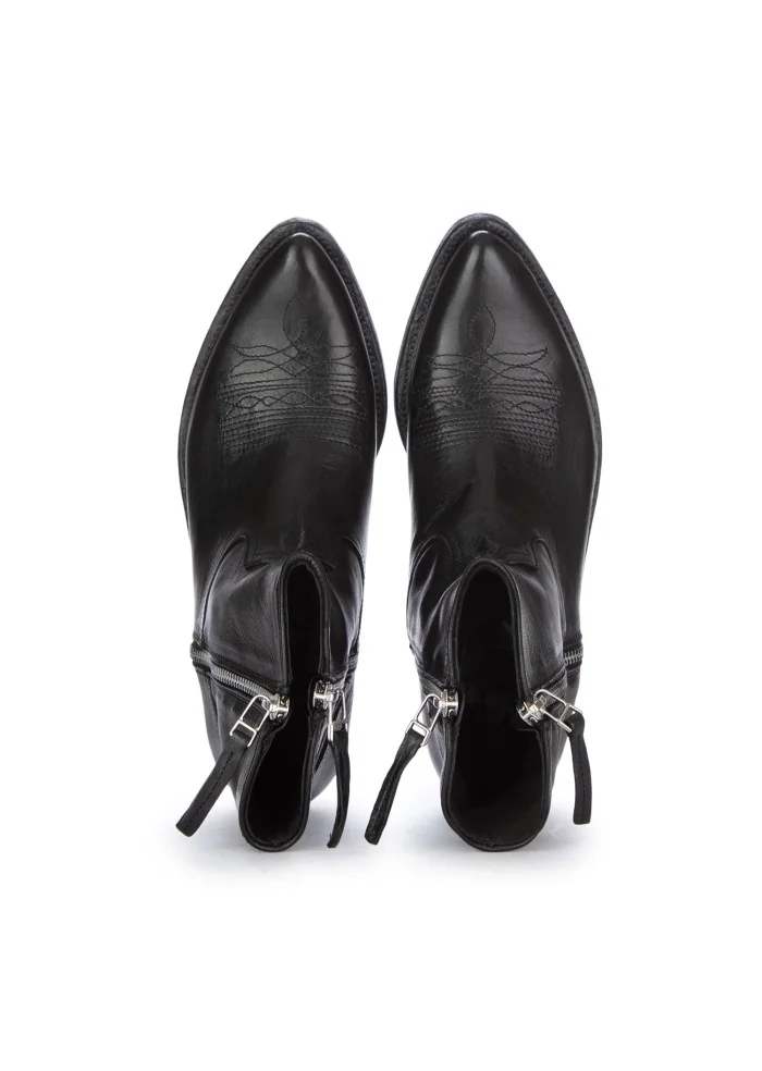 KEEP | STIVALETTI TEXANI CALIF CUOIO NERO Rilascio limitato