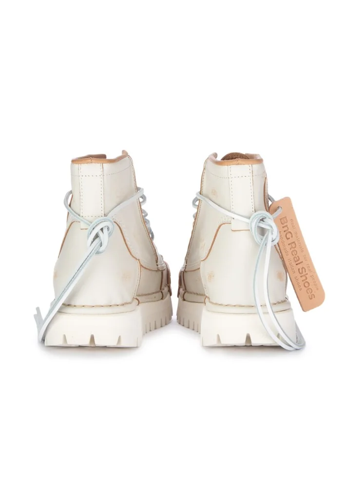 BNG REAL SHOES | SNEAKERS BIKER LA YANKEE CAFFELATTE BIANCO Latest stili