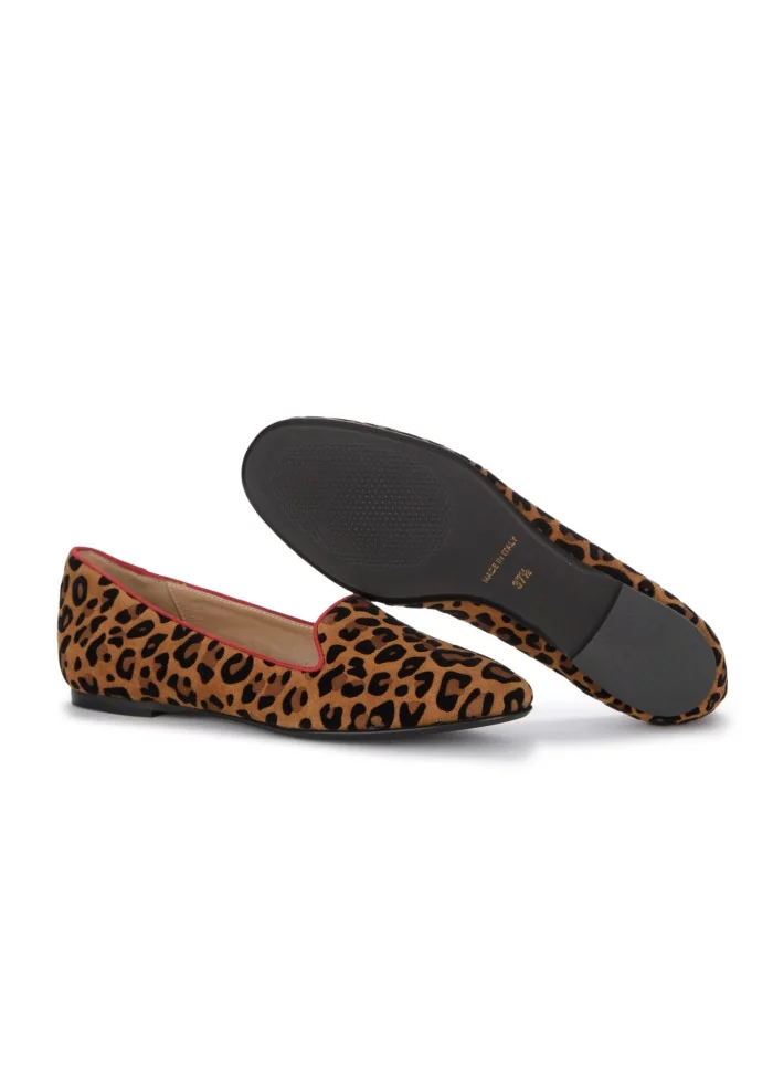 IL BORGO | BALLERINE LEOPARDINO MARRONE NERO ROSSO Fino al 60% di sconto
