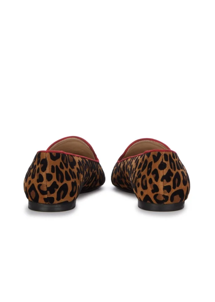 IL BORGO FIRENZE | SCARPE BASSE LEOPARDINO MARRONE NERO ROSSO Offerta speciale della fabbrica