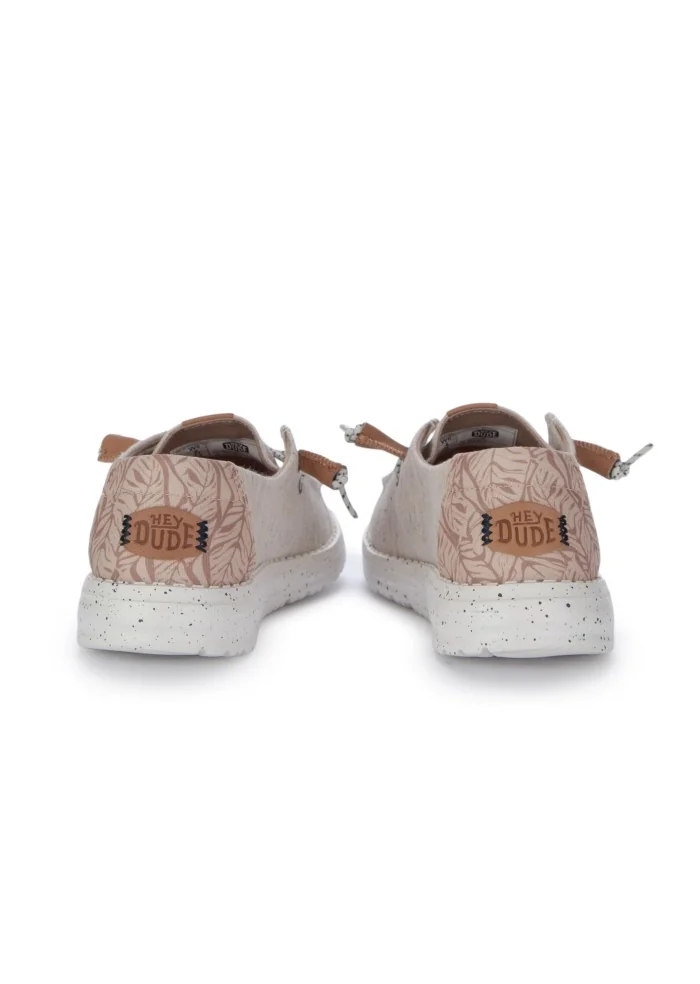 HEY DUDE | SCARPE BASSE WENDY HEATHERED SLUB TROPICAL BEIGE Limitato a 3 giorni