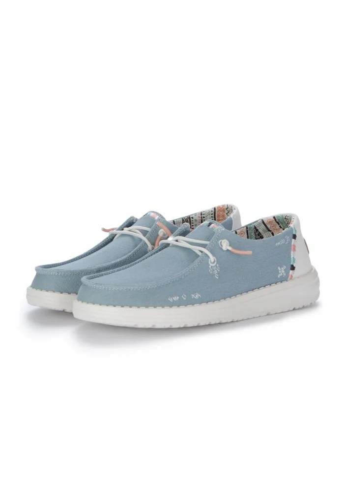 HEY DUDE | SCARPE BASSE WENDY BOHO AZZURRO Black Friday Prezzi
