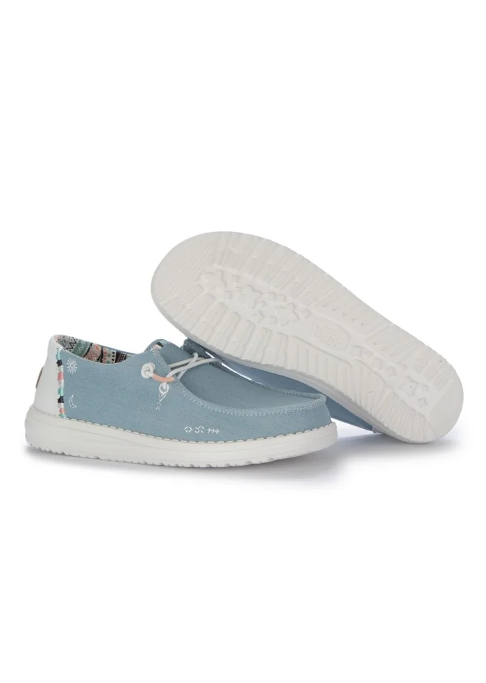 HEY DUDE | SCARPE BASSE WENDY BOHO AZZURRO Black Friday Prezzi
