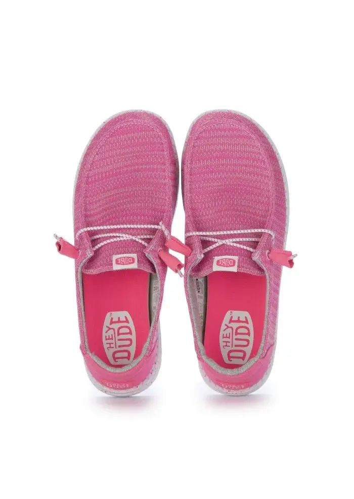 HEY DUDE | SCARPE BASSE WENDY SPORT MESH FUCSIA 50% di sconto per tempo limitato